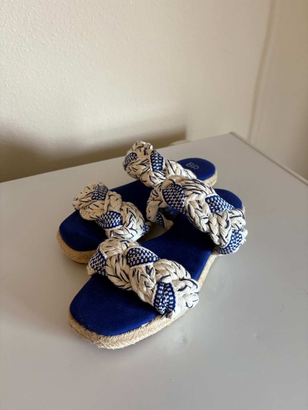 BP chunky braided espadrille sandals